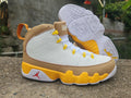 Air Jordan 9 Sneakers – White / Ochre