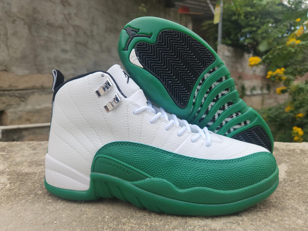 Air Jordan 12 Retro – Summit White & Gorge Green (Men & Women)