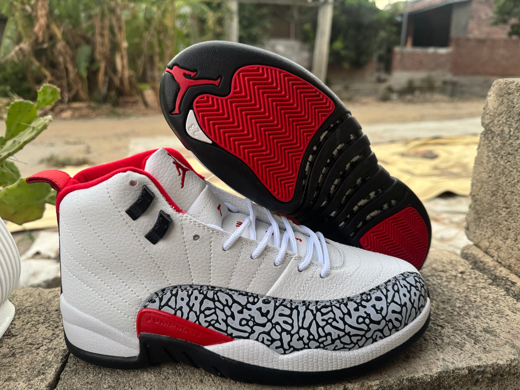 Air Jordan 12 Retro Floral – White, Black & Multi-Color