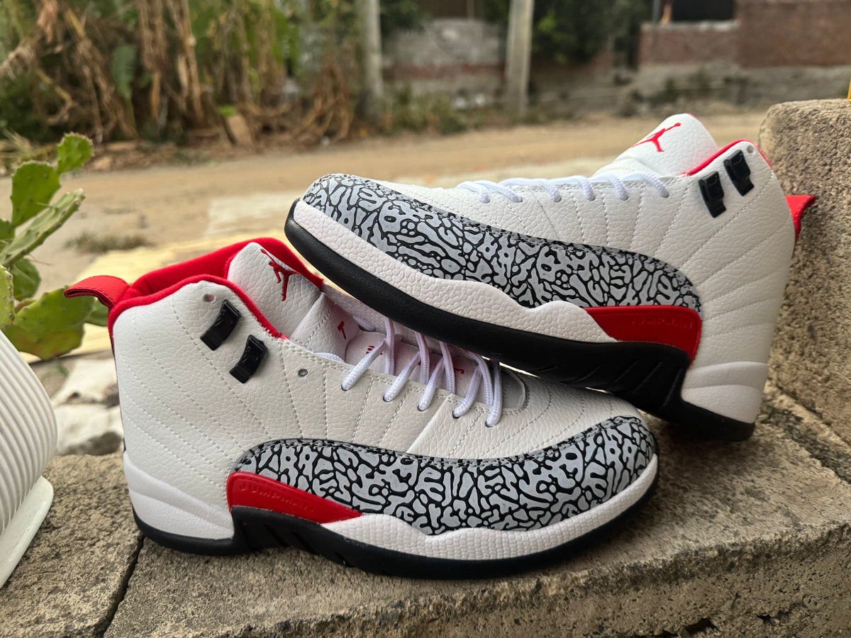 Air Jordan 12 Retro Floral – White, Black & Multi-Color