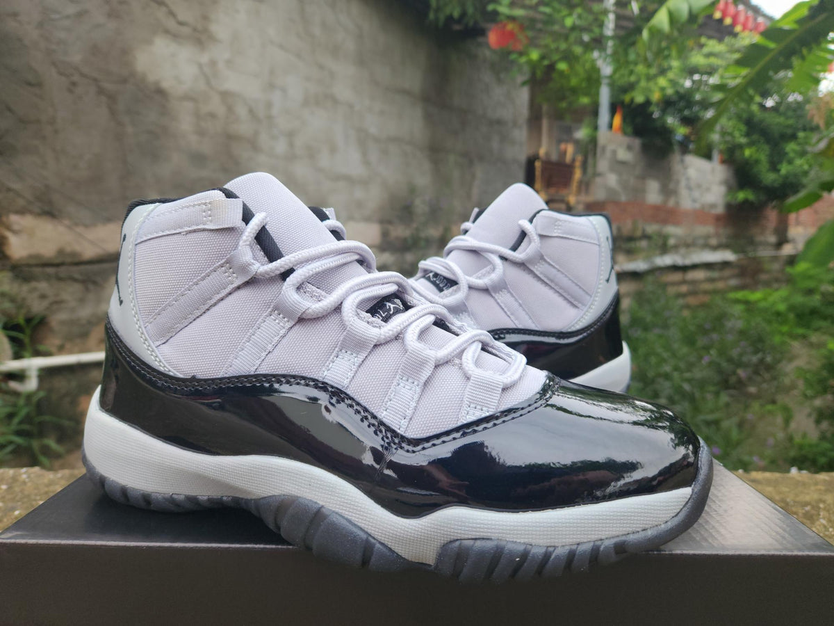 Air Jordan 11 Sneakers – Grey & Black