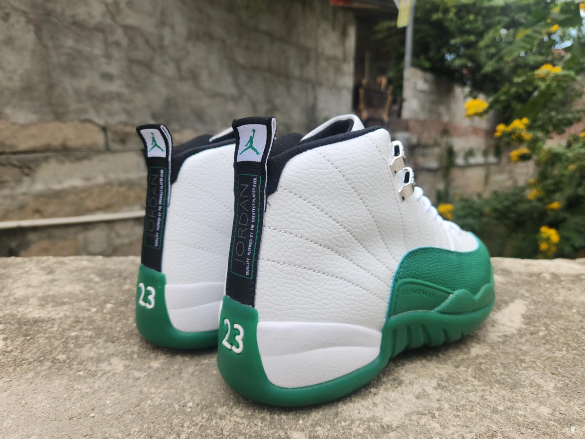 Air Jordan 12 Retro – Summit White & Gorge Green (Men & Women)