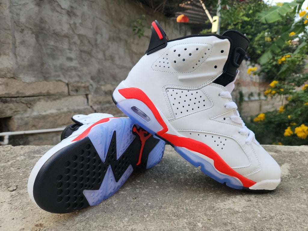 Air Jordan 6 Retro – White / Infrared / Black