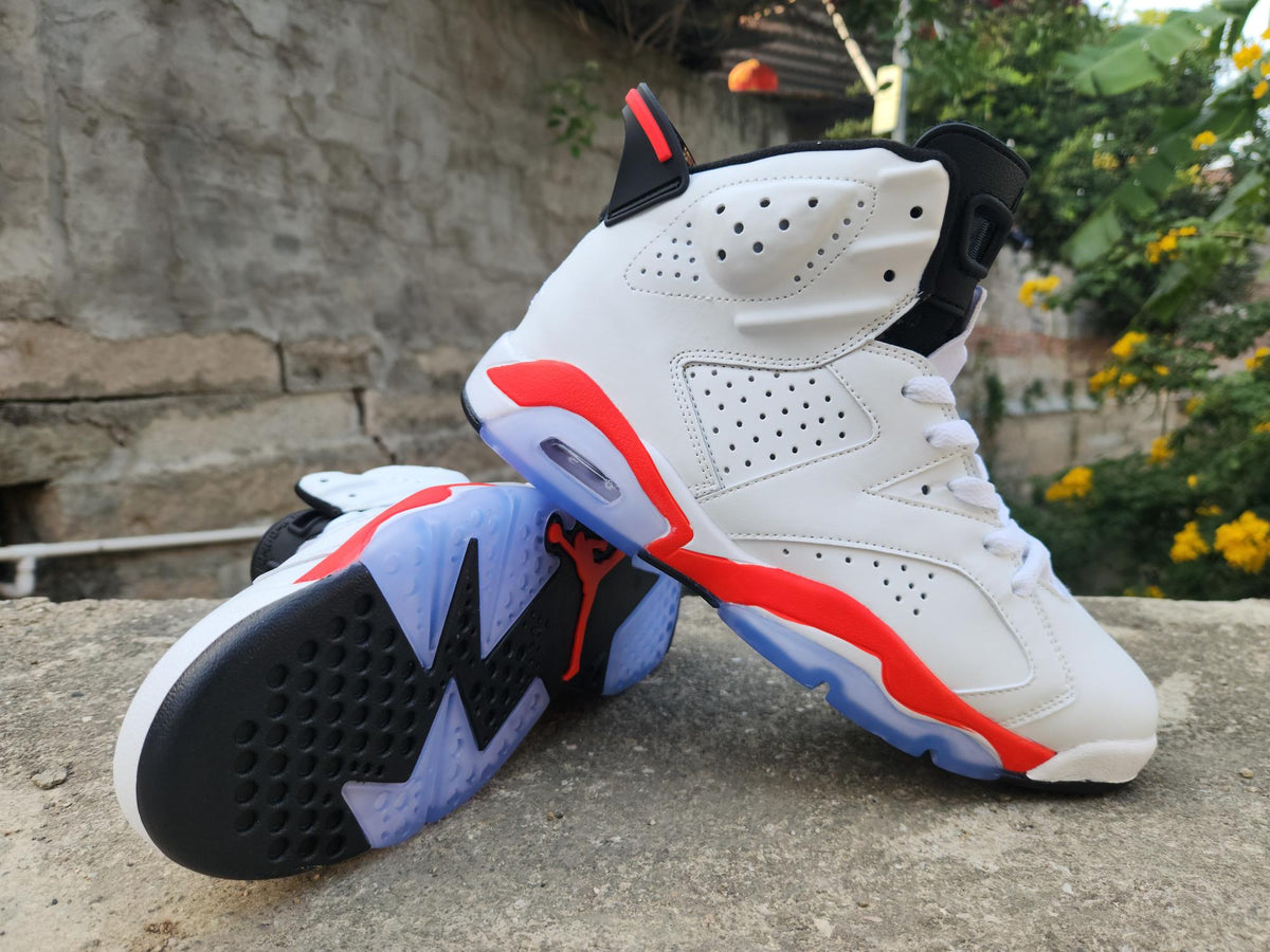 Air Jordan 6 Retro – White / Infrared / Black