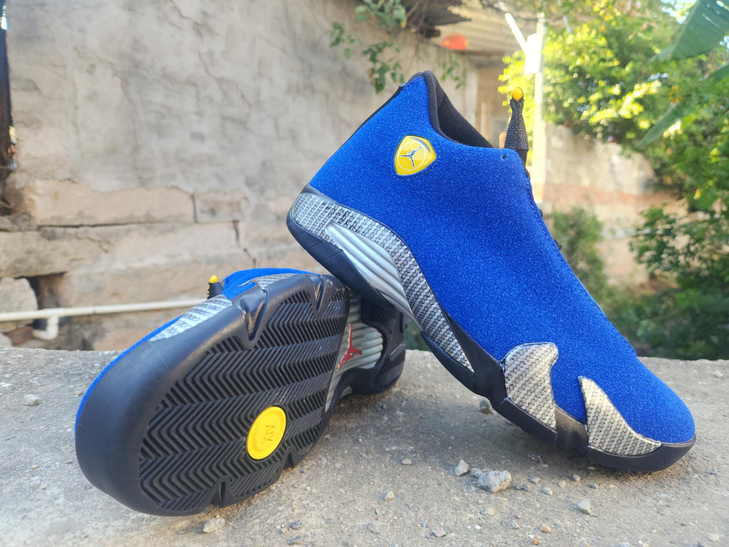 Air Jordan 14 Retro Sneakers – Full Blue / Blue & Black