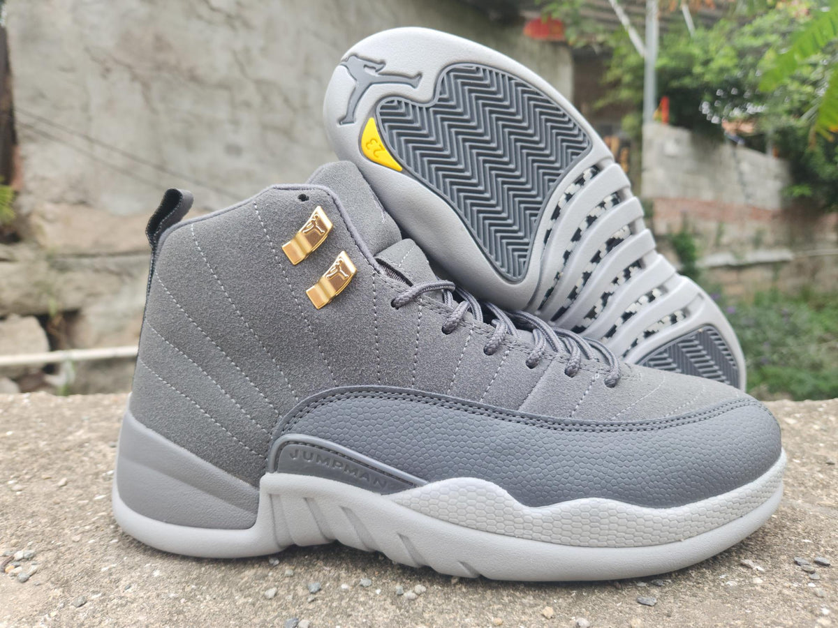 Air Jordan 12 Sneakers – Gray