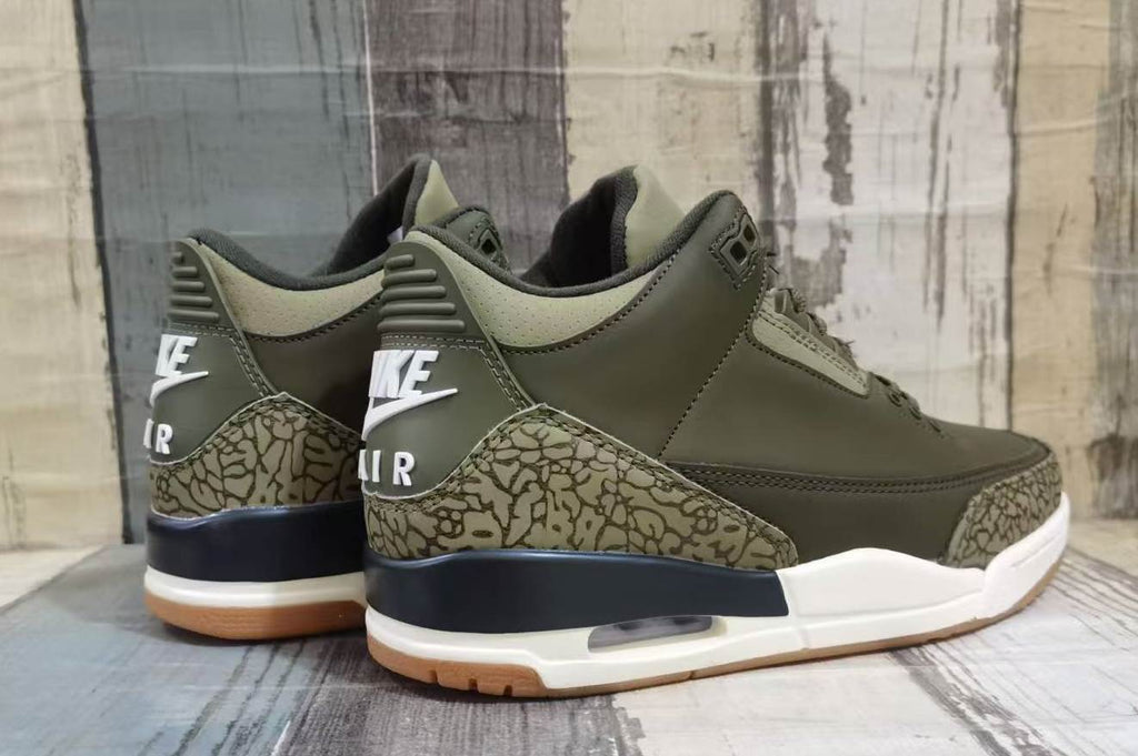 Air Jordan 3 Retro – Medium Olive / Sequoia / Sail