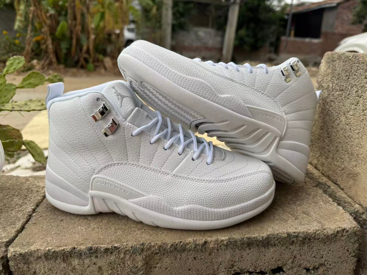 Air Jordan 12 Retro – Summit White & Metallic Silver