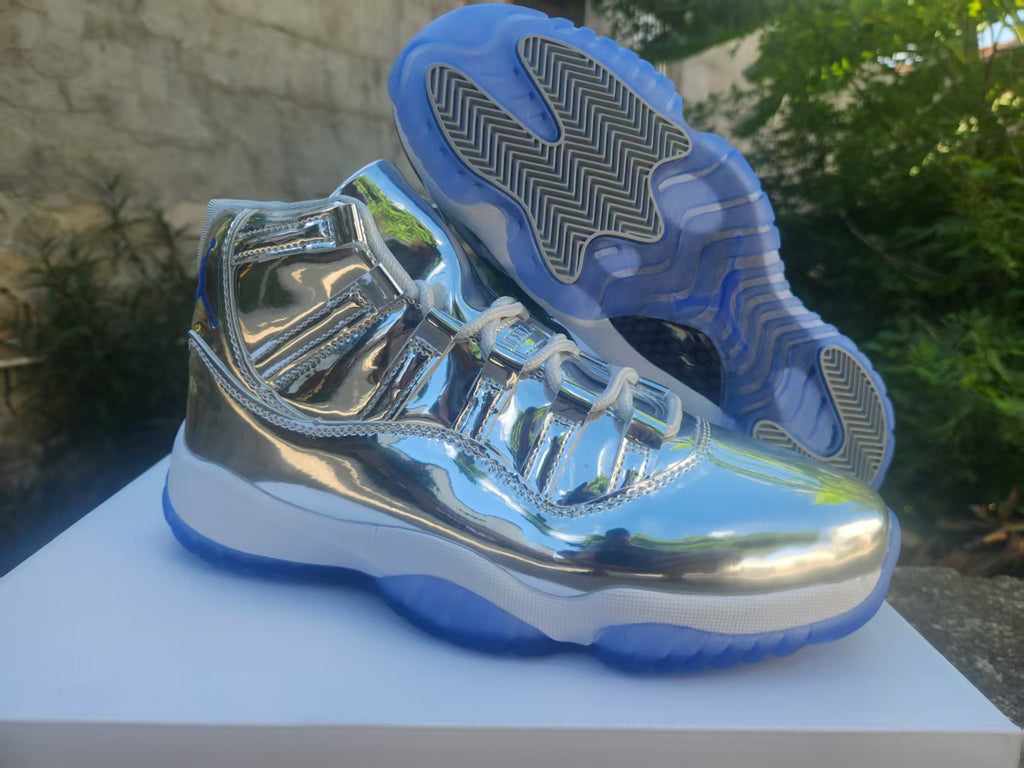 Air Jordan 11 Sneakers – Silver