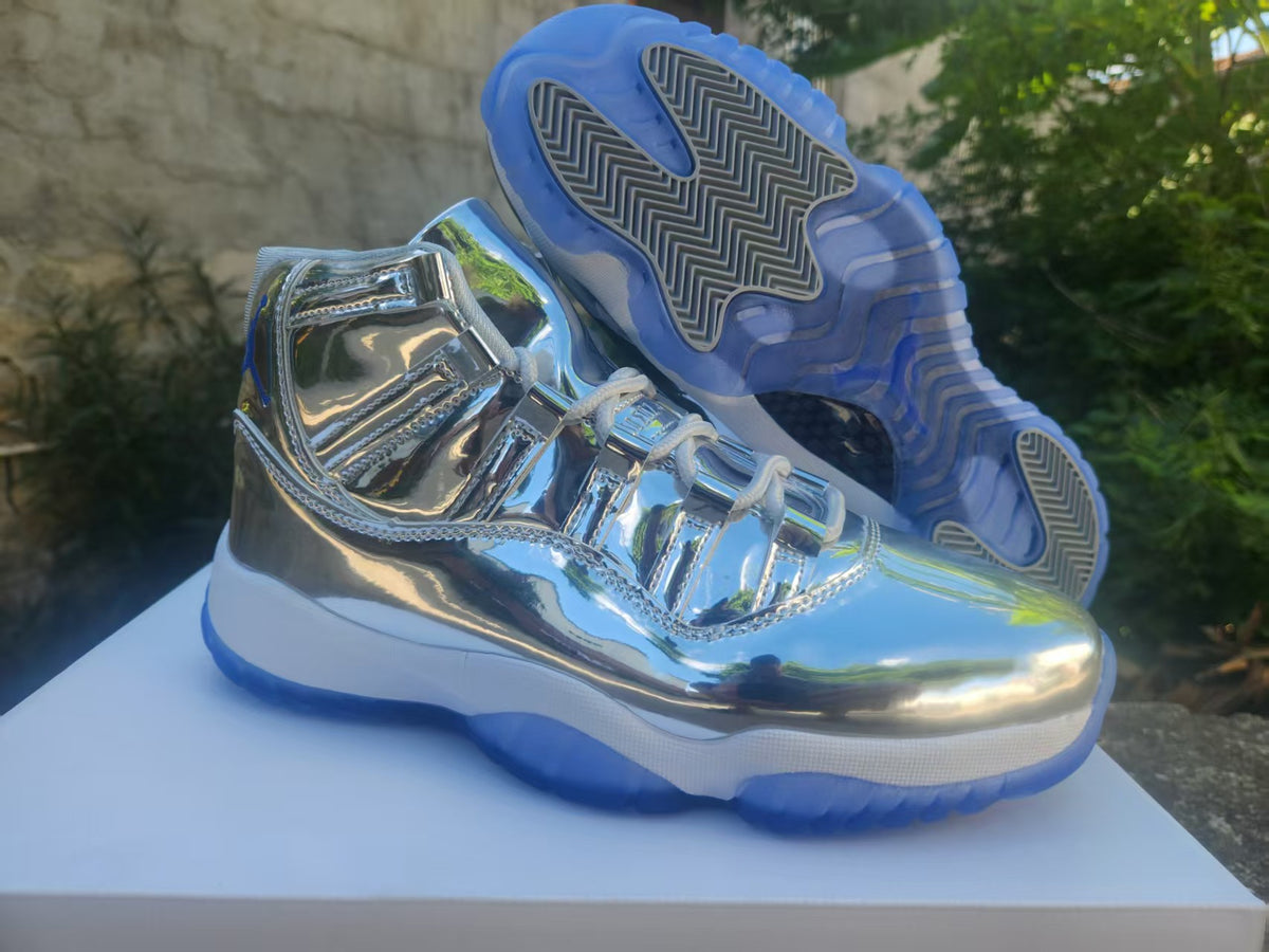 Air Jordan 11 Sneakers – Silver