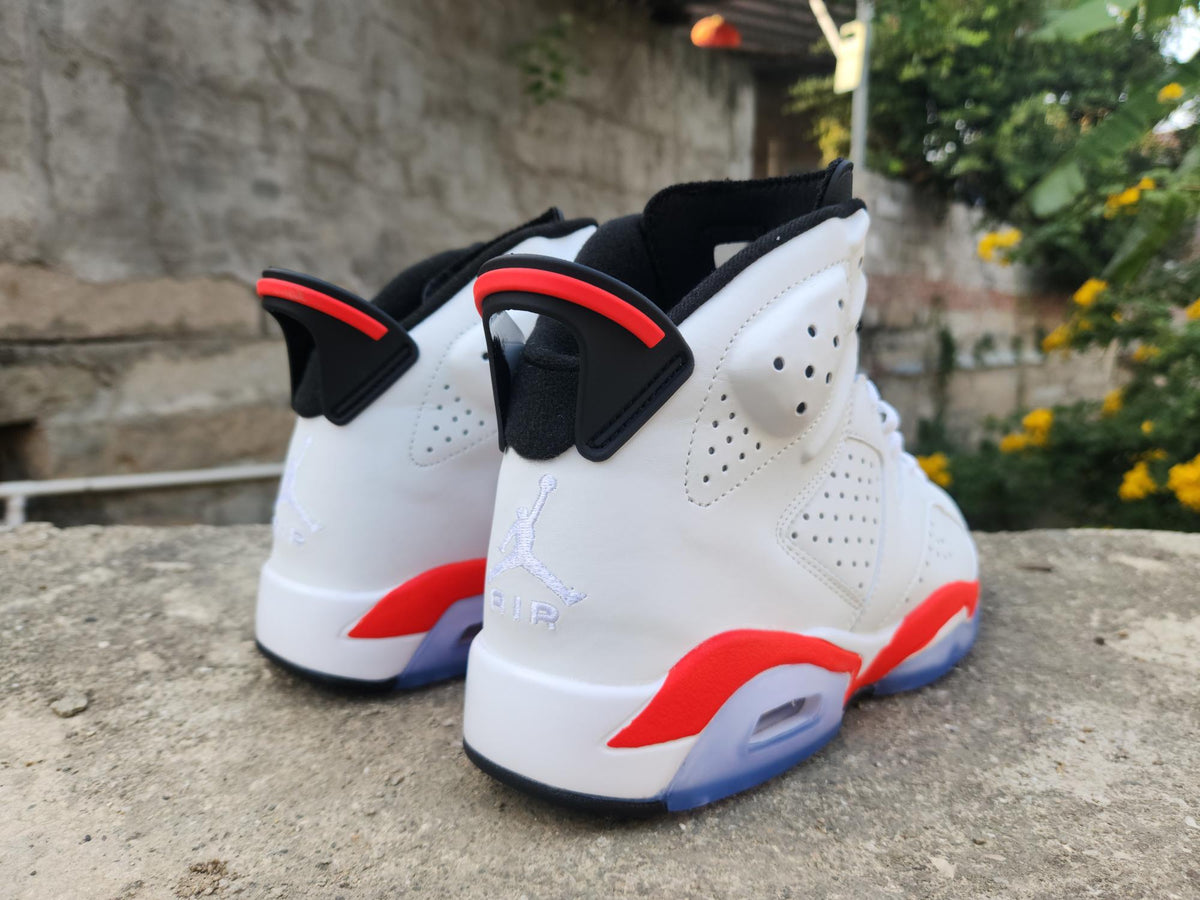 Air Jordan 6 Retro – White / Infrared / Black