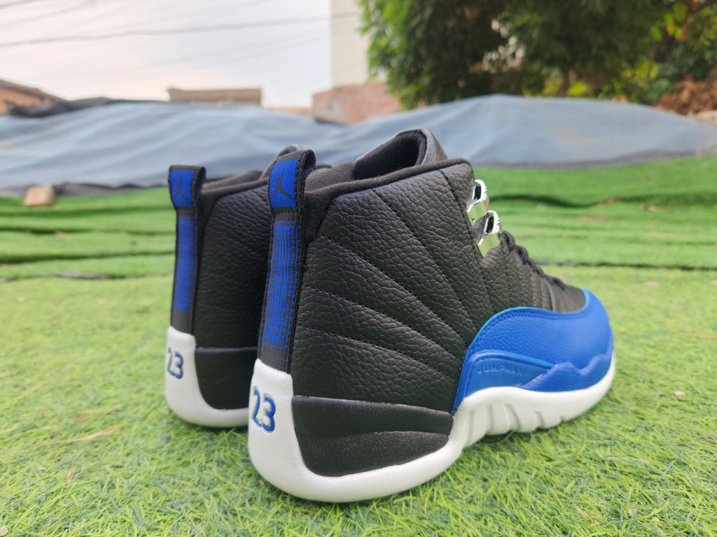 Air Jordan 12 – Black, Blue & White (Men & Women)