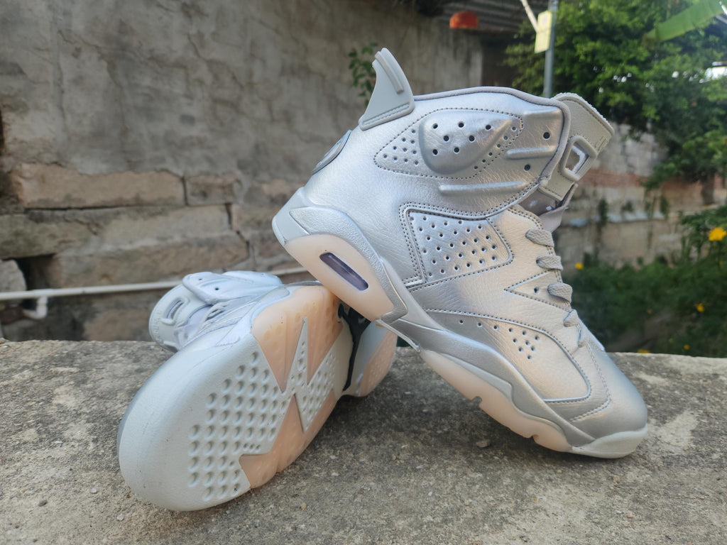 Air Jordan 6 Sneakers – All Silver