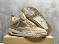 Air Jordan 4 Retro Sneakers – Milk Tea Beige & Cream