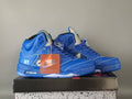 Air Jordan 5 Retro NY Sneakers – Arctic Blue, Blue & Black