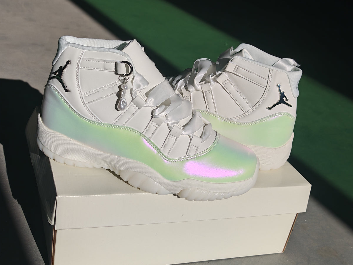 Air Jordan 11 Retro – Sail & Pearl Grey (Men & Women)