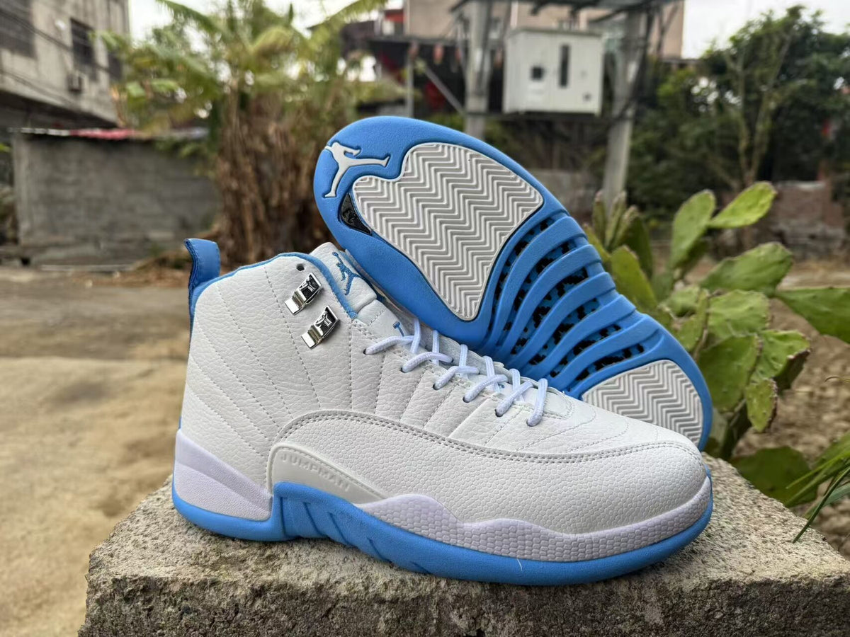 Air Jordan 12 Retro – White & Jade (Restored Version, Regular Batch)