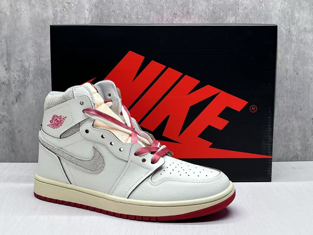 Air Jordan 1 Retro Leather Sneakers – Cinnabar Red