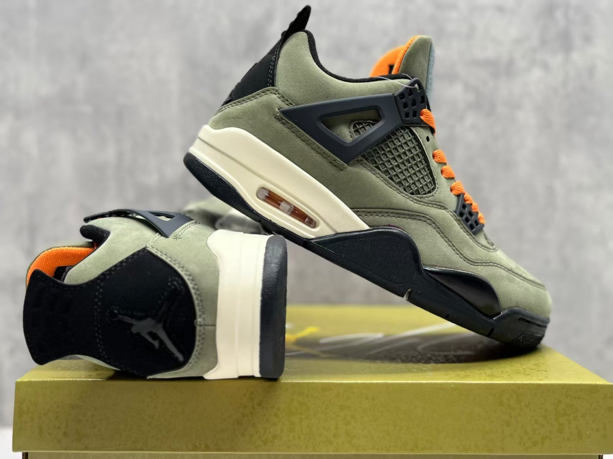 Air Jordan 4 Retro Sneakers – Olive Green
