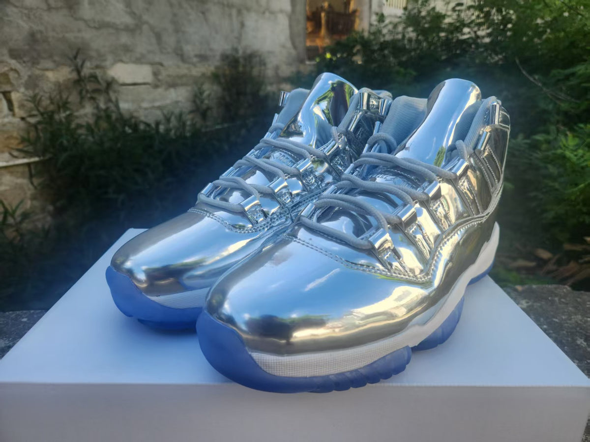 Air Jordan 11 Sneakers – Silver