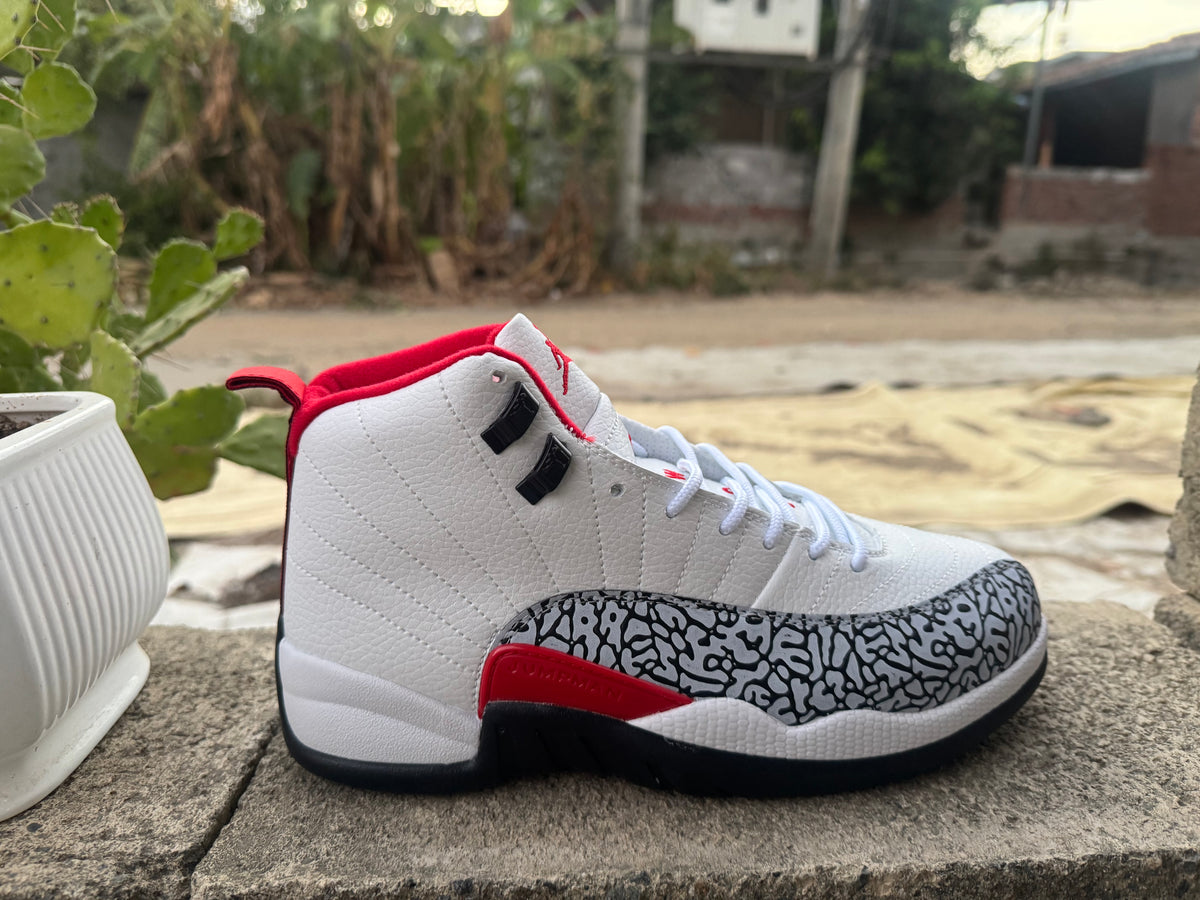 Air Jordan 12 Retro Floral – White, Black & Multi-Color