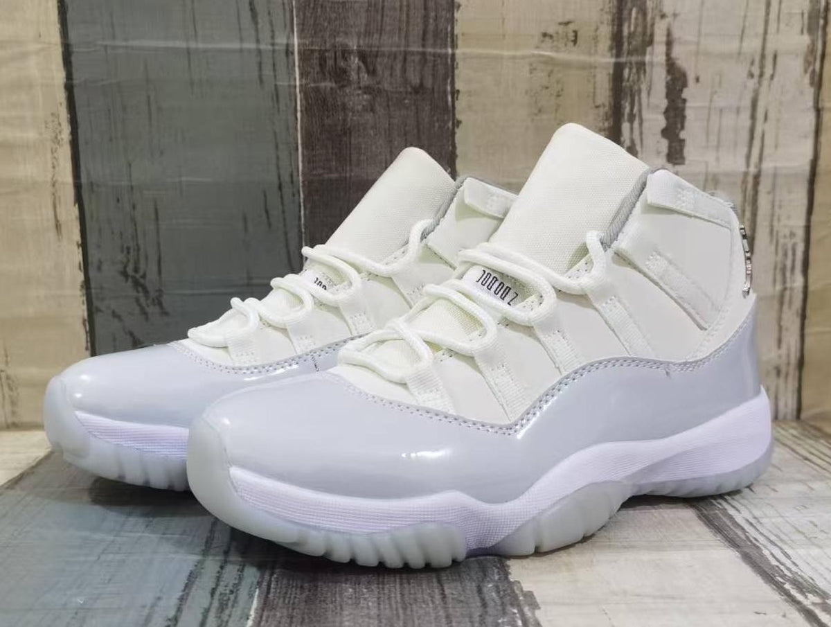 Air Jordan 11 Retro Unisex Sneakers – Off-White & Grey