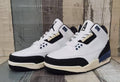 Air Jordan 3 Retro Sneakers – White, Grey & Blue