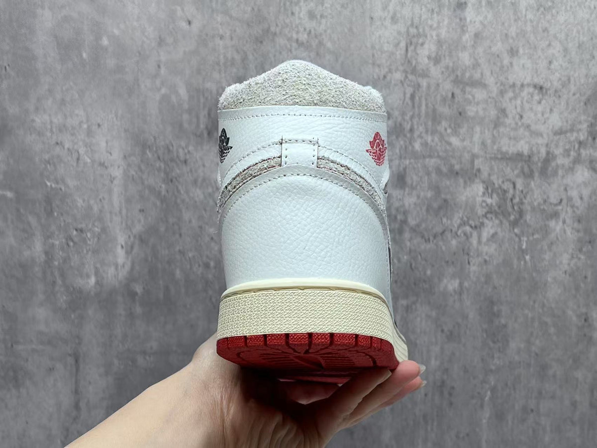 Air Jordan 1 Retro Leather Sneakers – Cinnabar Red