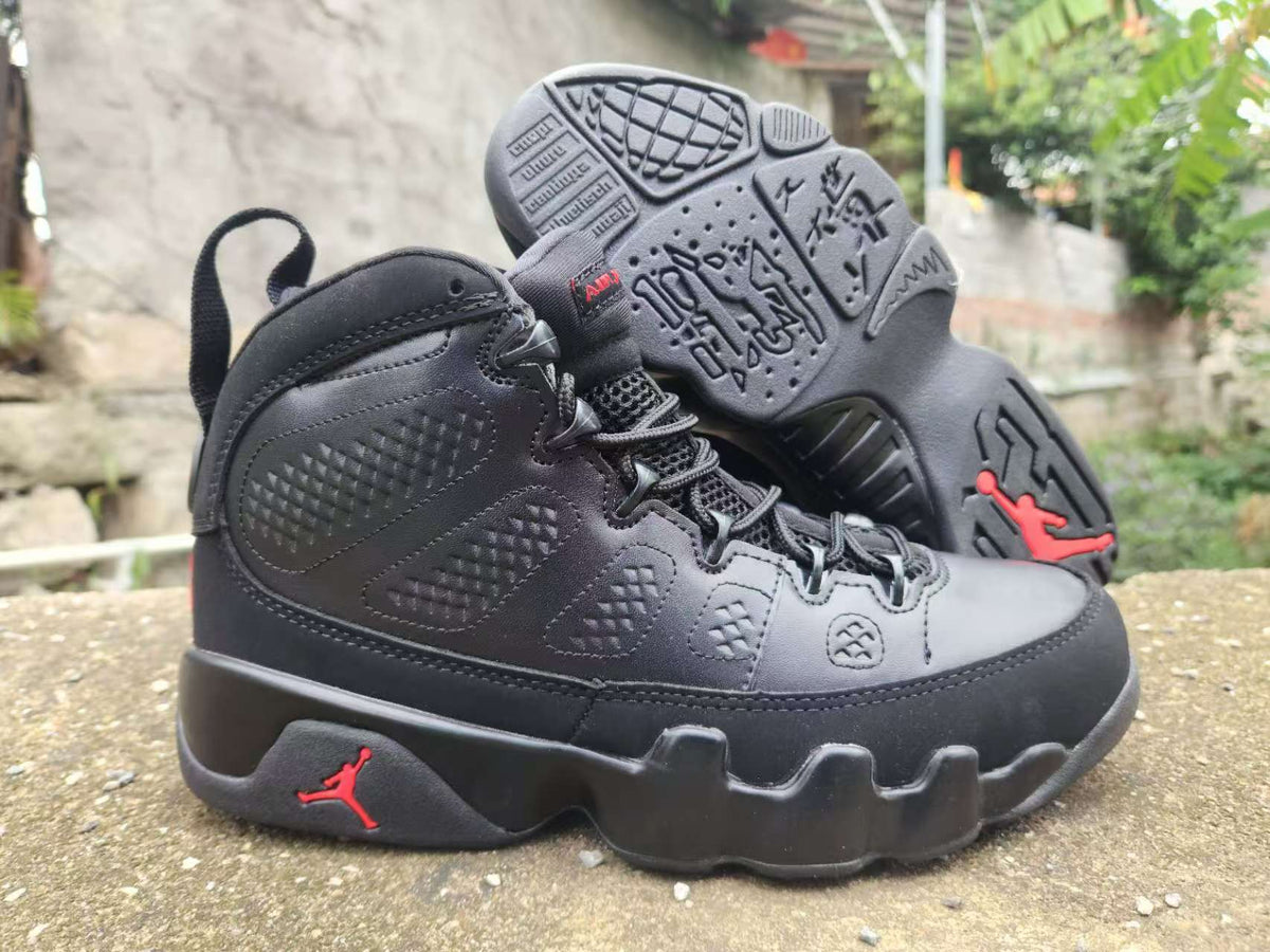 Air Jordan 9 Sneakers – Black / Red & Black / Brown