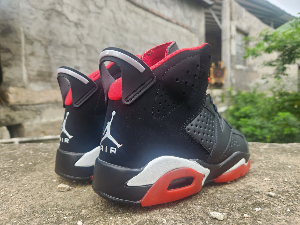 Air Jordan 6 Sneakers – Black / Red / Multicolor