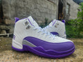 Air Jordan 12 Sneakers – White / Purple