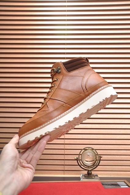 Tan Lace-Up Ankle Boots with Cream Sole