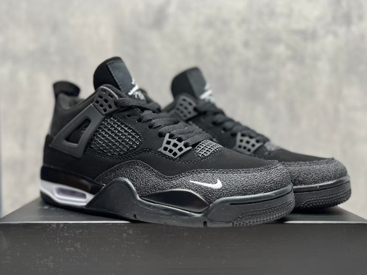 Air Jordan 4 Retro Sneakers – Black Motorsport