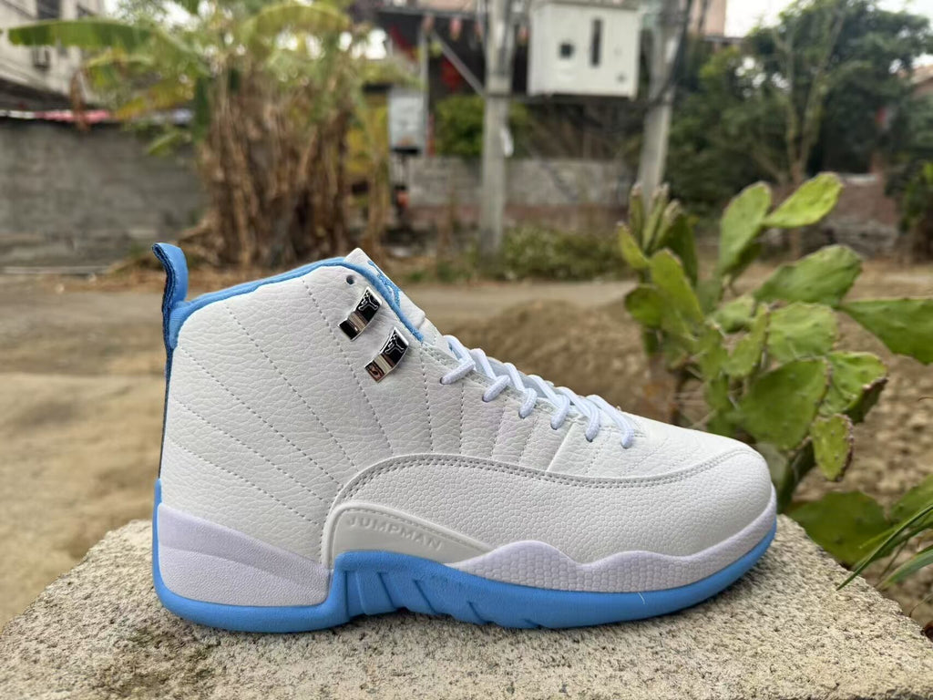 Air Jordan 12 Retro – White & Jade (Restored Version, Regular Batch)
