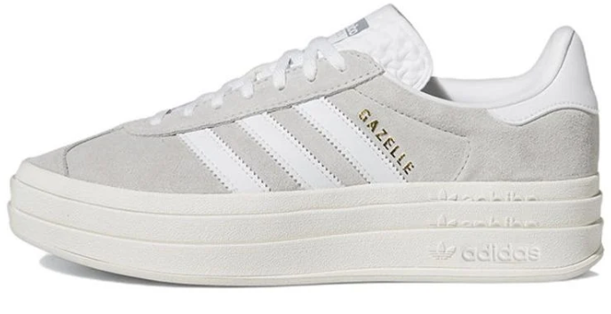 adidas Gazelle Bold Women's Sneakers – Grey & White