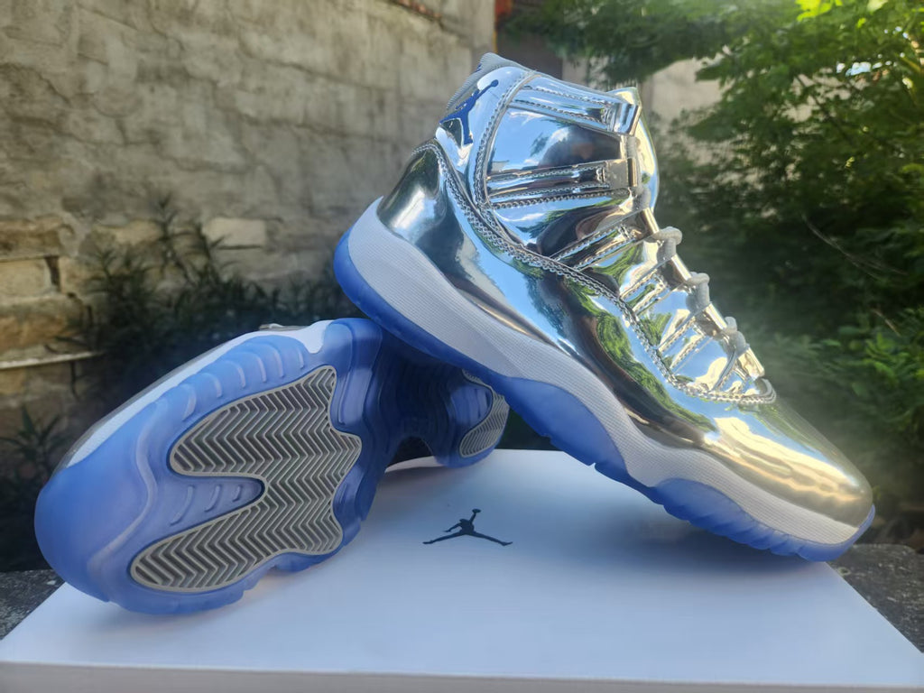 Air Jordan 11 Sneakers – Silver