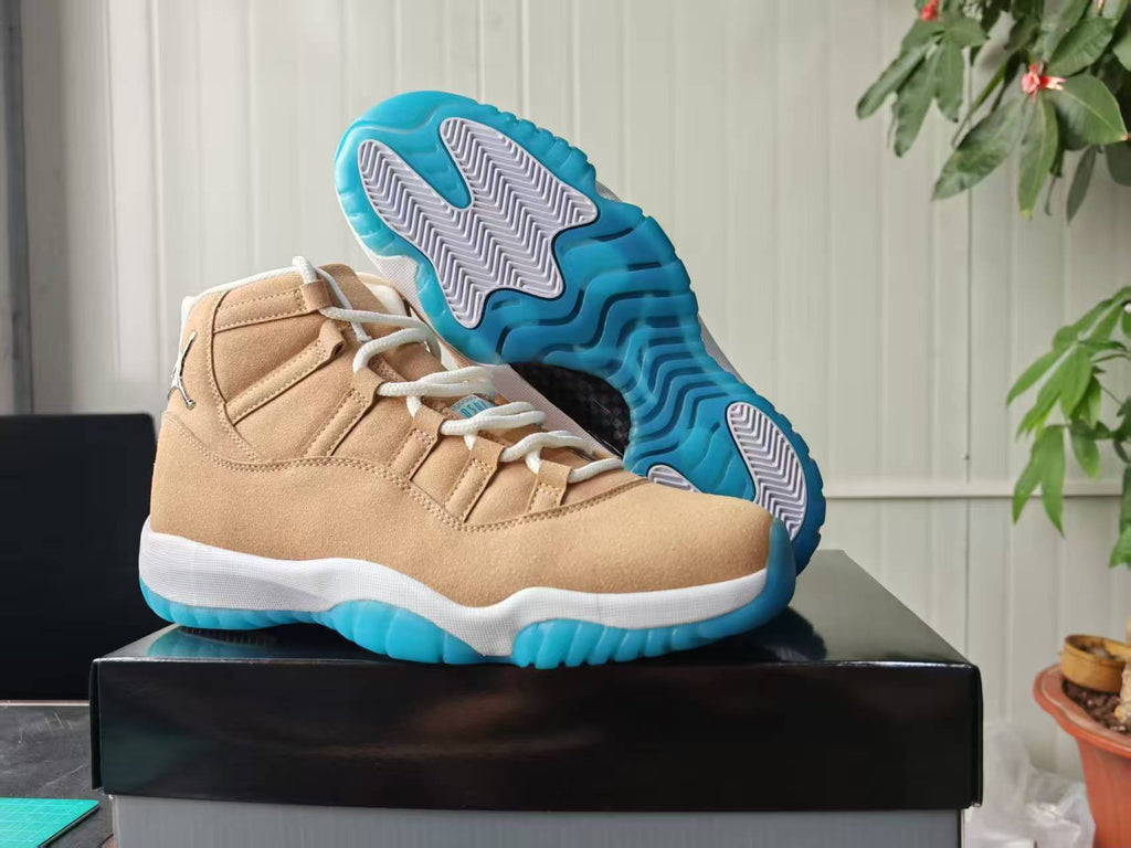 Air Jordan 11 Retro – Canvas & Football Blue (Men & Women)