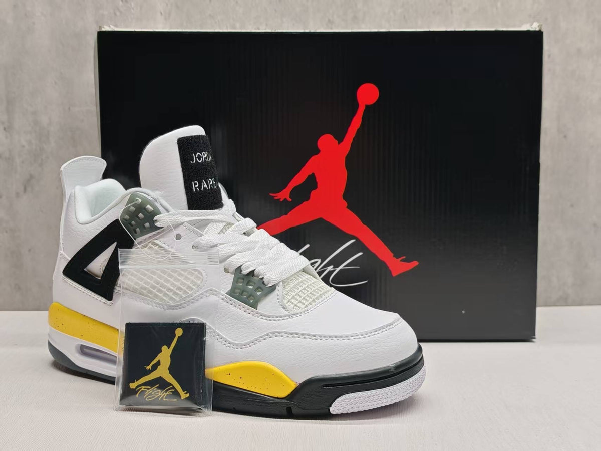 Air Jordan 4 Retro Sneakers – Lightning (Men & Women)