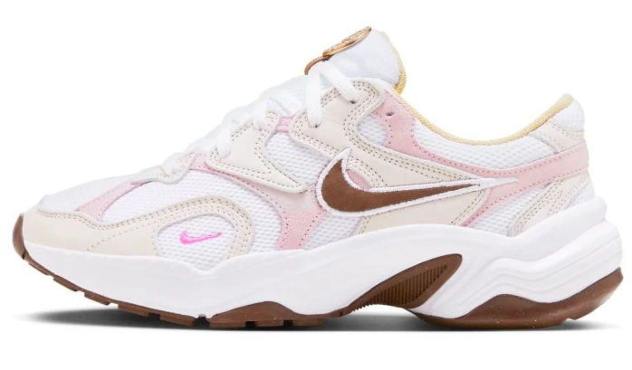 Nike AL8 Women's Sneakers – White, Pink & Brown