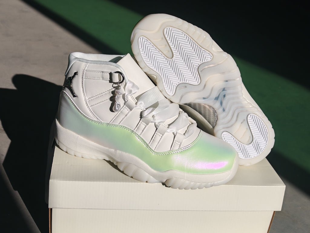 Air Jordan 11 Retro – Sail & Pearl Grey (Men & Women)