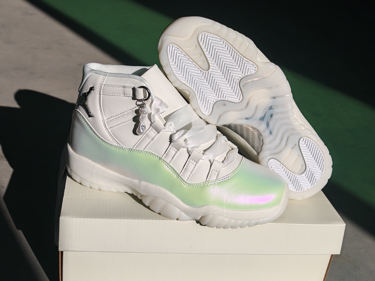 Air Jordan 11 Retro – Sail & Pearl Grey (Men & Women)