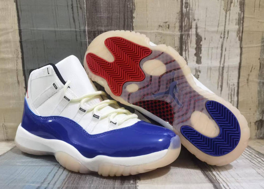 Air Jordan 11 Retro – Sail & Deep Royal Blue (Men & Women)