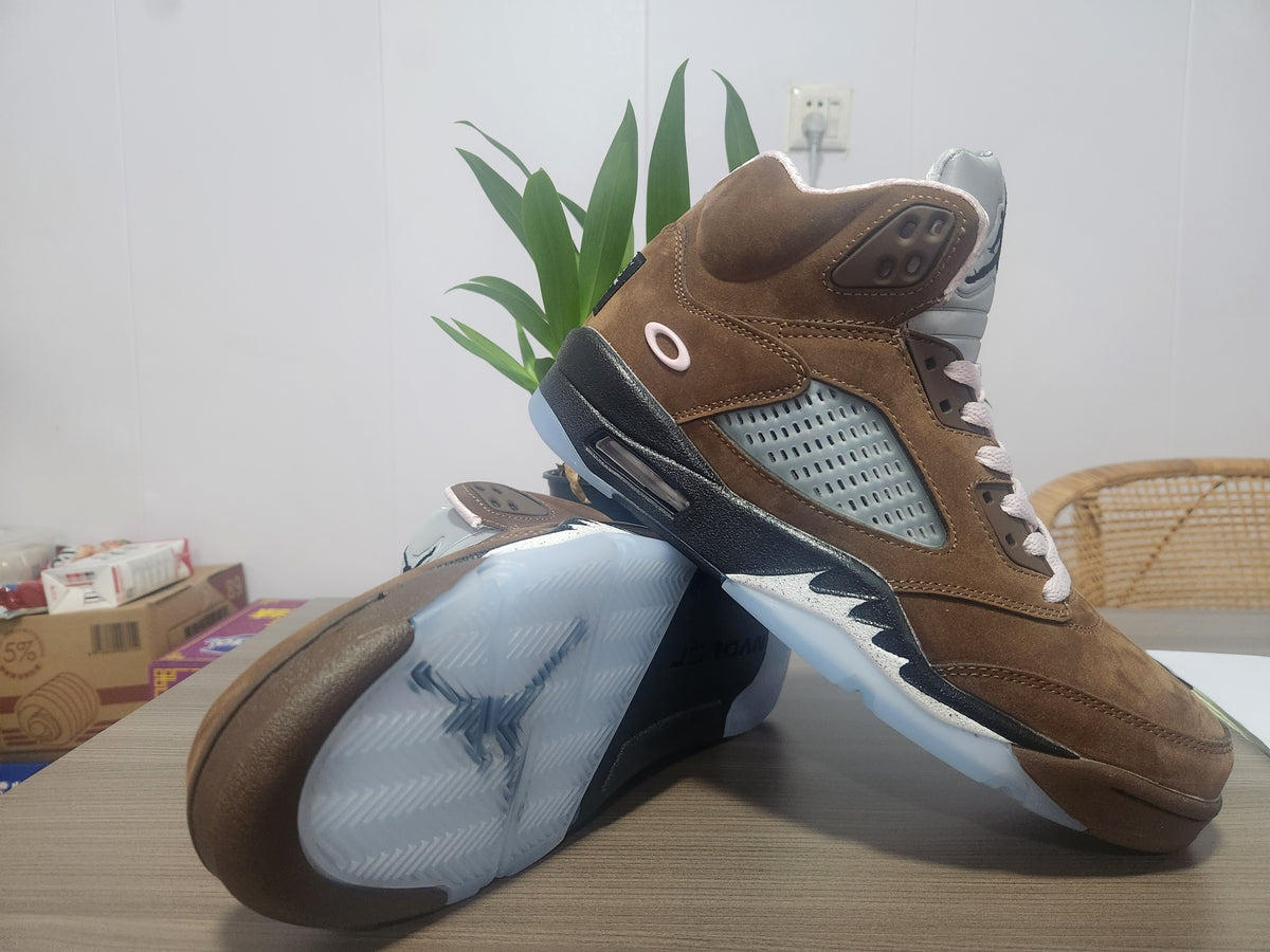 Air Jordan 5 Unisex Sneakers – Dark Brown