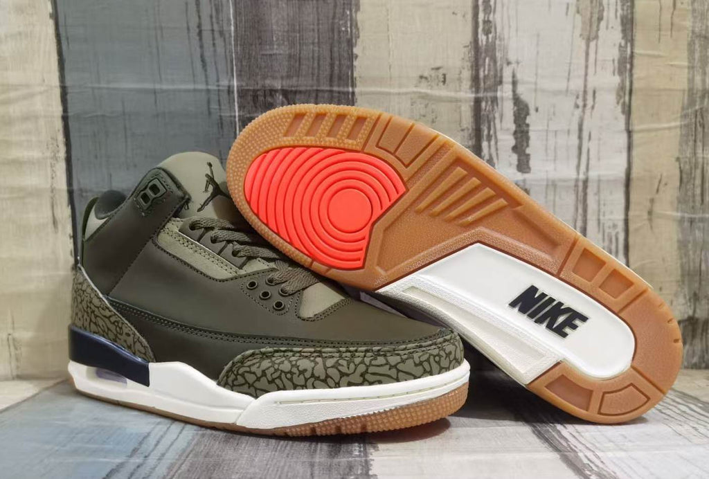 Air Jordan 3 Retro – Medium Olive / Sequoia / Sail