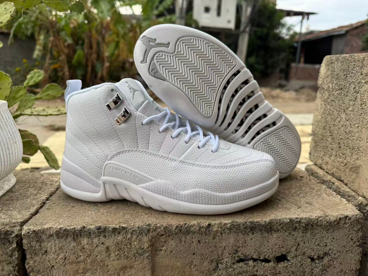Air Jordan 12 Retro – Summit White & Metallic Silver