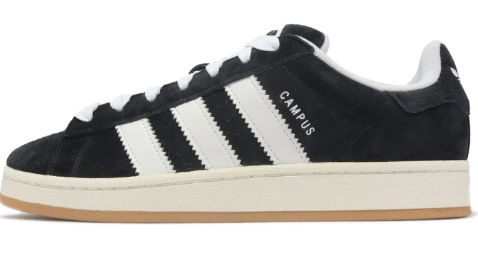 adidas Campus 00s – Black White Gum